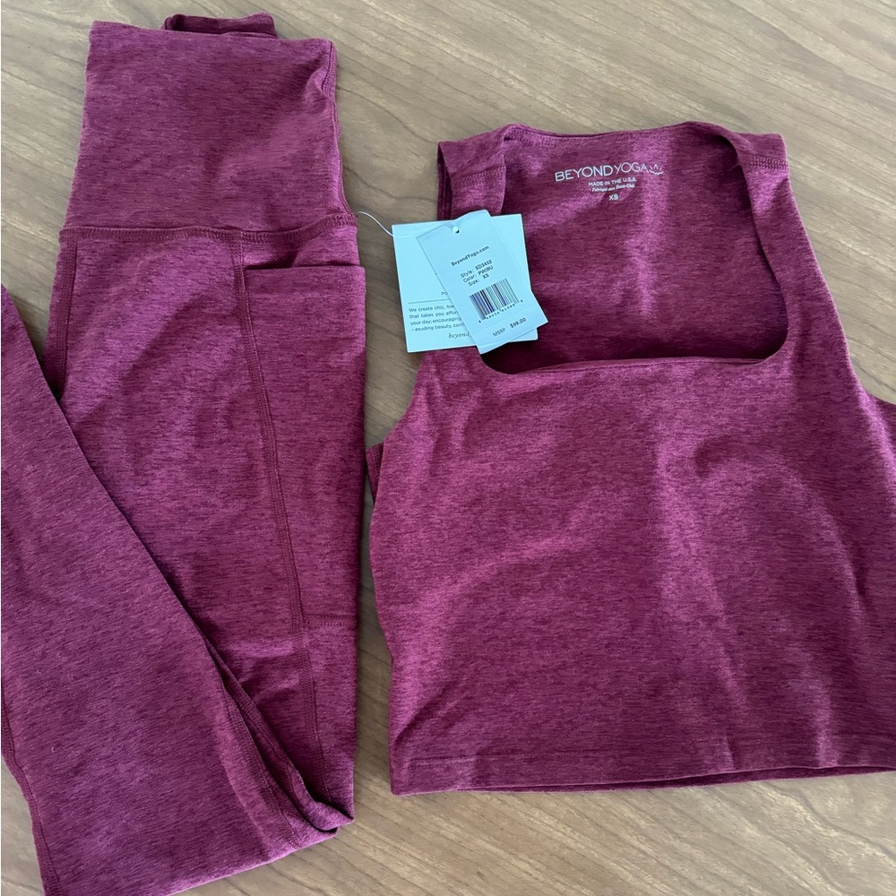Spacedye Square Neck Cropped Tank & Midi Legging
Port Wine Ruby / XS